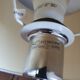 Belle lampe vintage couleur aluminium