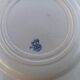 Earthenware plates iron Gien Baroque model