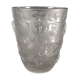Vase "Cherubs" vintage glass pressed