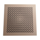 Vasarely silkscreen print - "Deep Kinetics" - 3D Illusion & Black and White