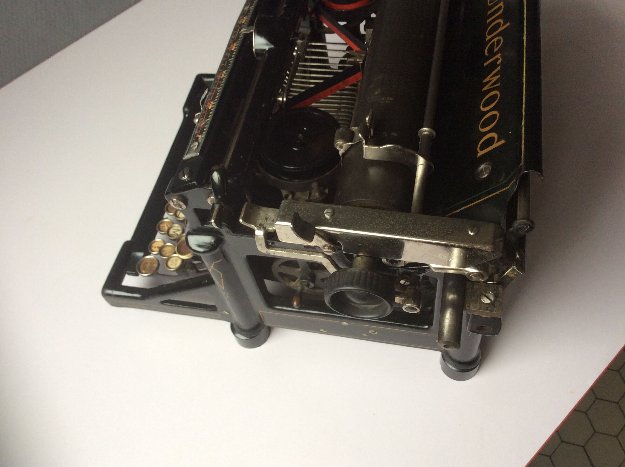 Old Underwood typewrite,r 1918