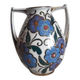 Vintage ceramic vase signed Alpho