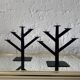Wrought iron chandeliers, 1980s Habitat style