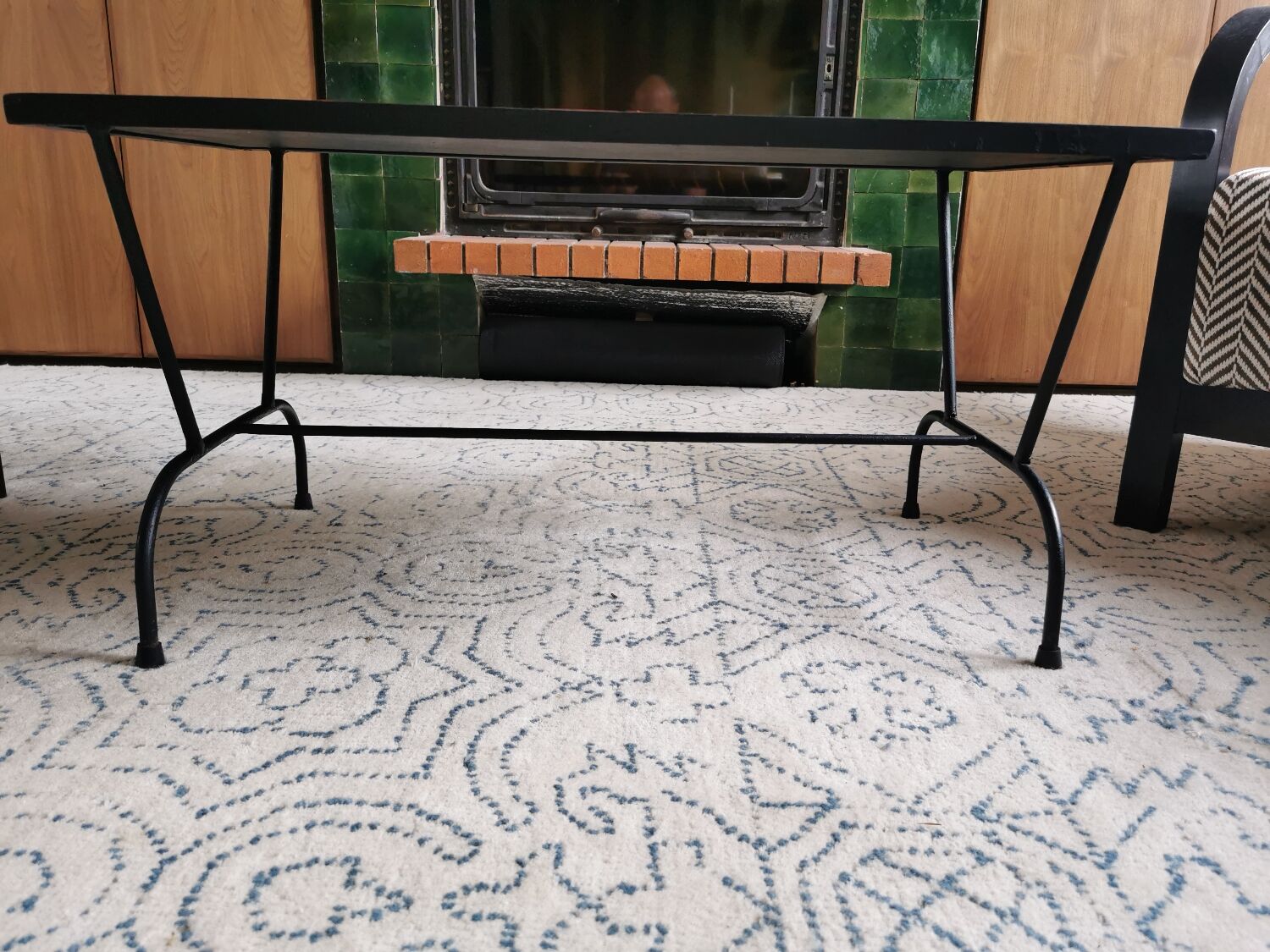 Vintage JG Picard ceramic coffee table