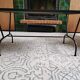 Vintage JG Picard ceramic coffee table