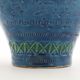 Vase blue Bitossi design Aldo Londi