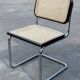 Cesca chair b32 model in blak and wood by Marcel Breuer