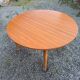 Table scandinave extensible en teck des années 60