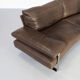 Foster & Partners ‘Still Sdc250’ curved sofa in brown leather for Molteni & C
