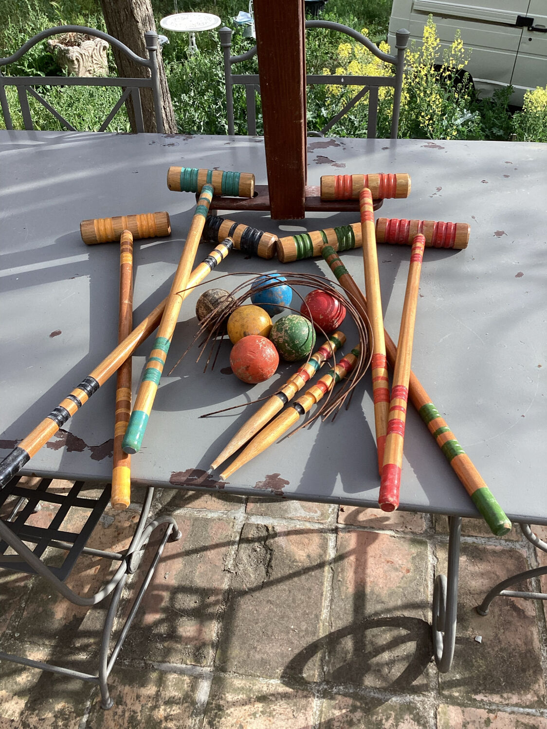 Vintage croquet games