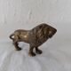 Animal lion in brass or bronze
