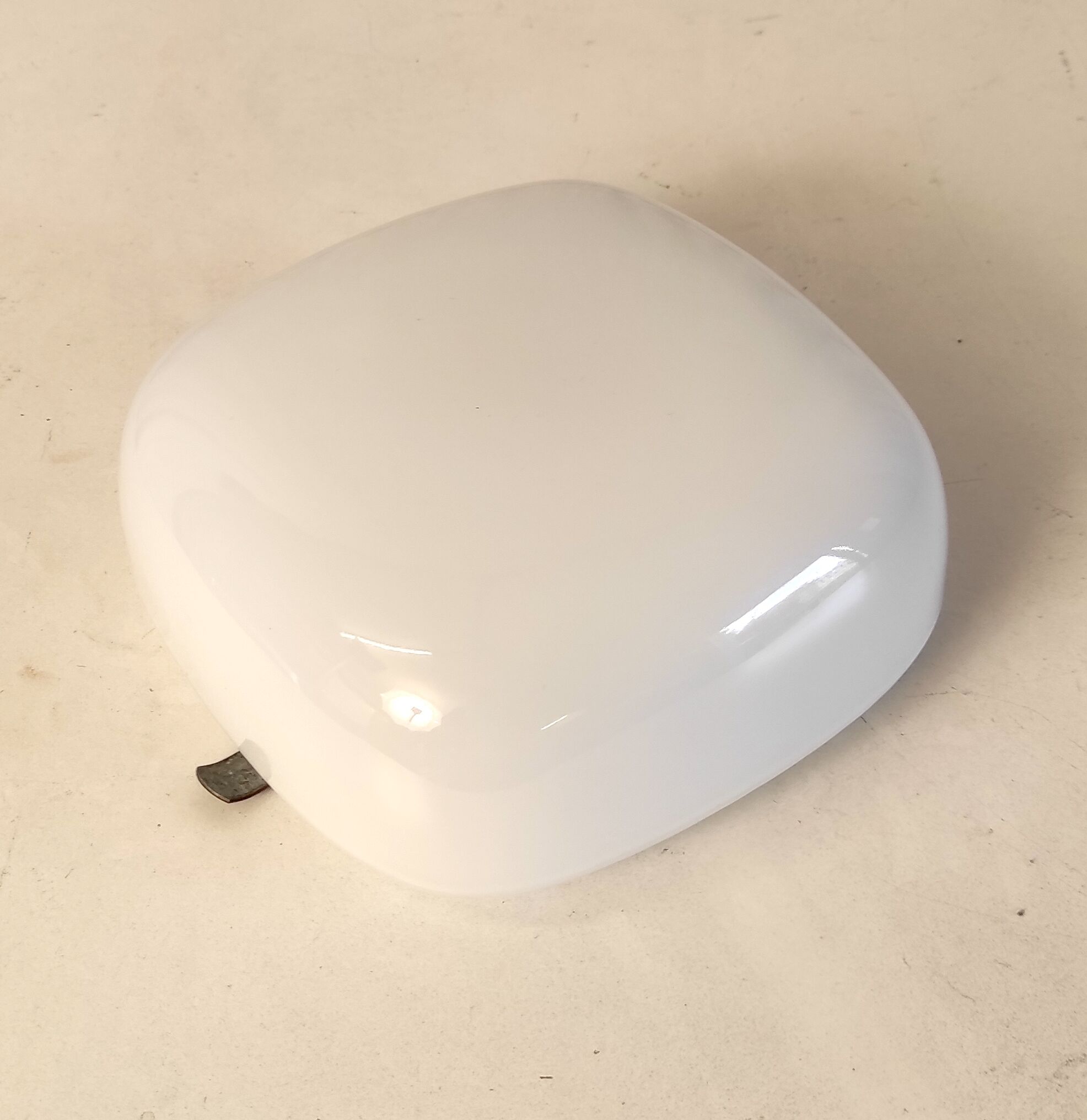 Opal glass wall lamp 60s/70s