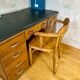 Fauteuil ancien en bois courbé style Baumann