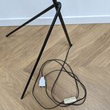 Vintage canvas tripod floor lamp