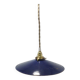 Suspension en tôle émaillée bleue