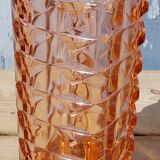 Pink vase, luminarc