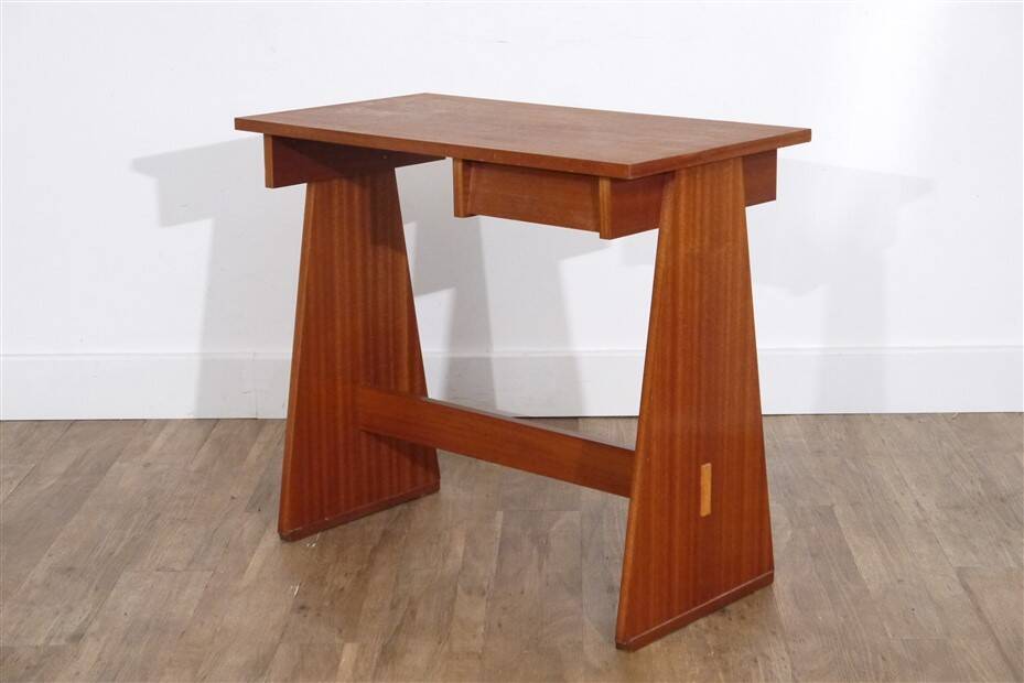Bureau vintage en bois 1960