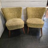 Pair of cocktail armchairs from the 60s
