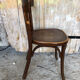 Chair bistrot baumann dark wood 70s vintage #a201