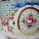 Old Limoges porcelain bowl/pot, hand-painted, M. Carpezat, 1900-1930
