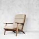 GE 290 armchair by Hans J. Wegner for Getama, 1960