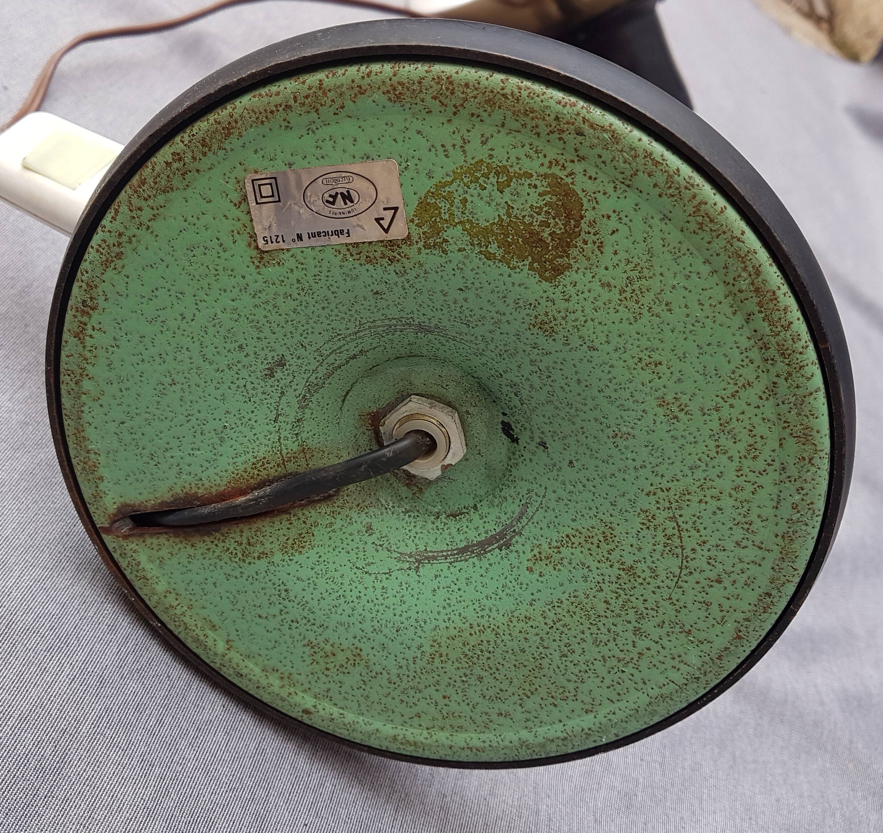 Vintage lamp from aluminor