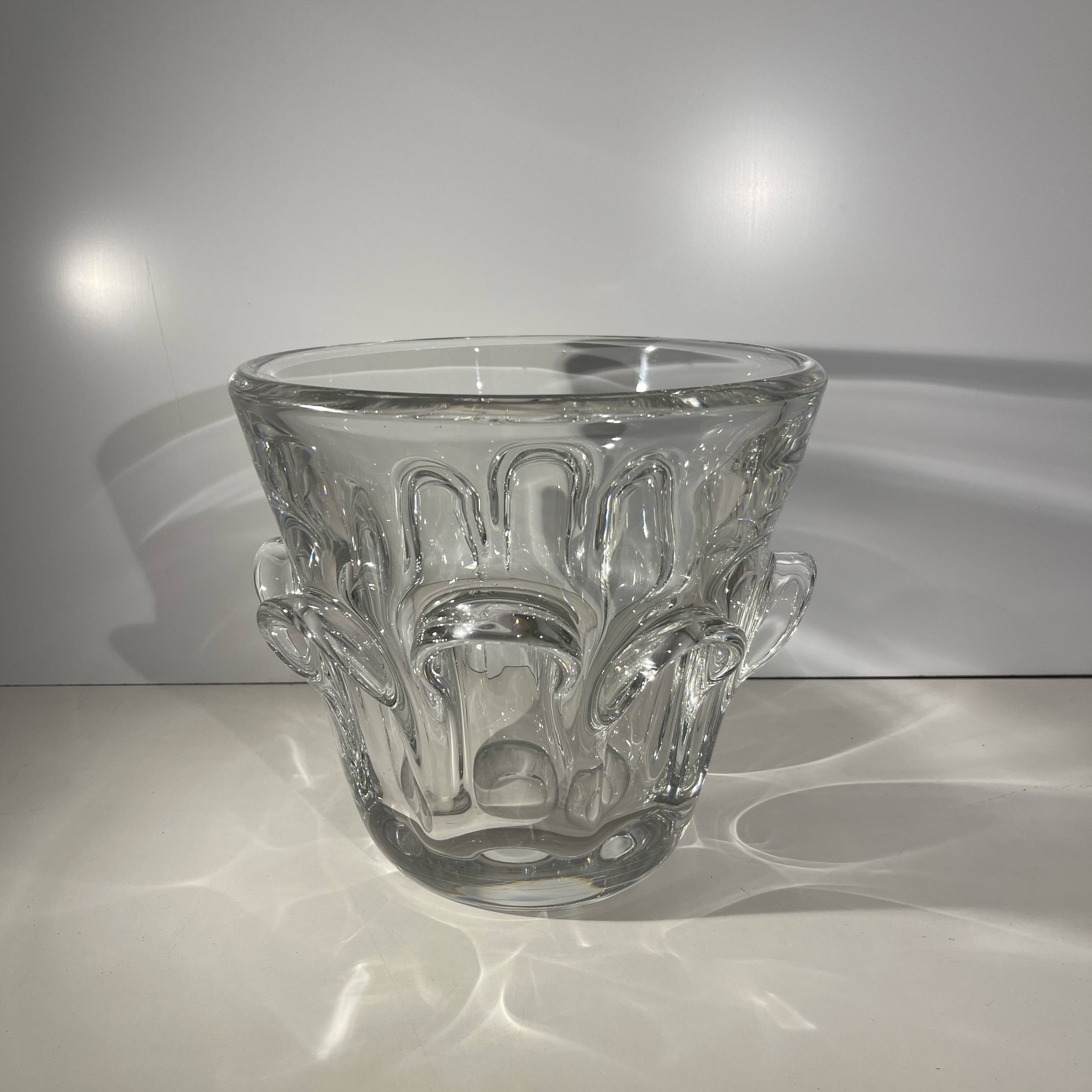Antonio & Guido Bon / Val Saint Lambert, crystal champagne bucket, ca 19