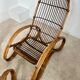 Set of 2 rattan lounge chairs armchairs Italian design from the 60s vintage rattan