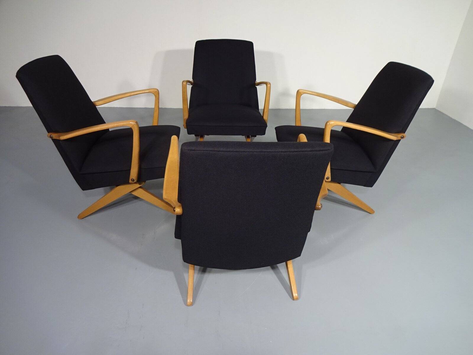 Mid-Century Scissor Chair from Knoll, Germany, 1950s