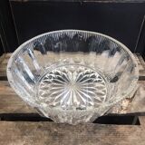 Vintage crystal salad bowl