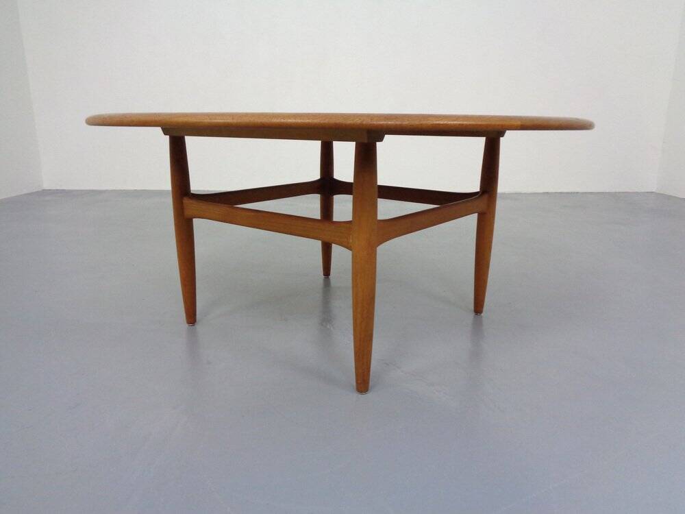 Large Danish coffee table in teak from CFC Silkeborg, 1960s.