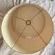 Large Vintage Pink Silk Lampshade - 40 x 34 cm