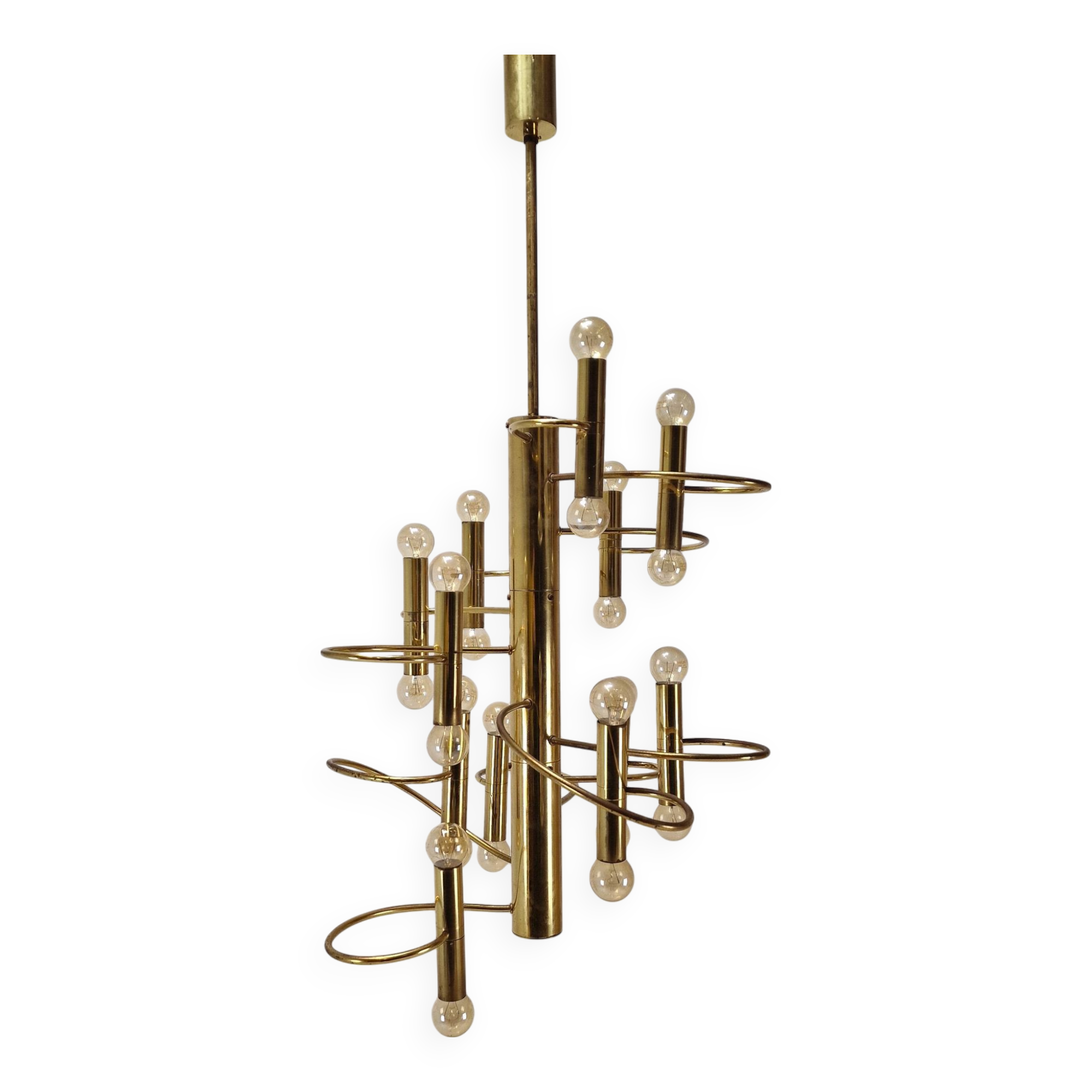 Candlestick Designed by Gaetano Sciolari, 1970's