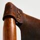Hungarian calf leather lounge chair