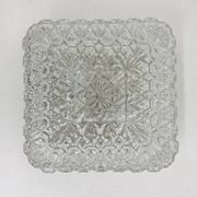 Mid-century crystal wall light / ceiling light by Limburg Glashütte, 1970s Germany