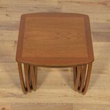Tables gigognes en teck du milieu du siècle de Parker Knoll, années 1960, Royaume-Uni, lot de 3