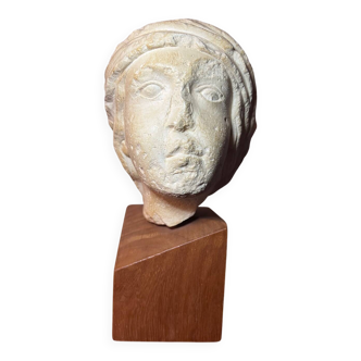 Bust - Head of Virtue - Reproduction from the museum of Sens - Casting