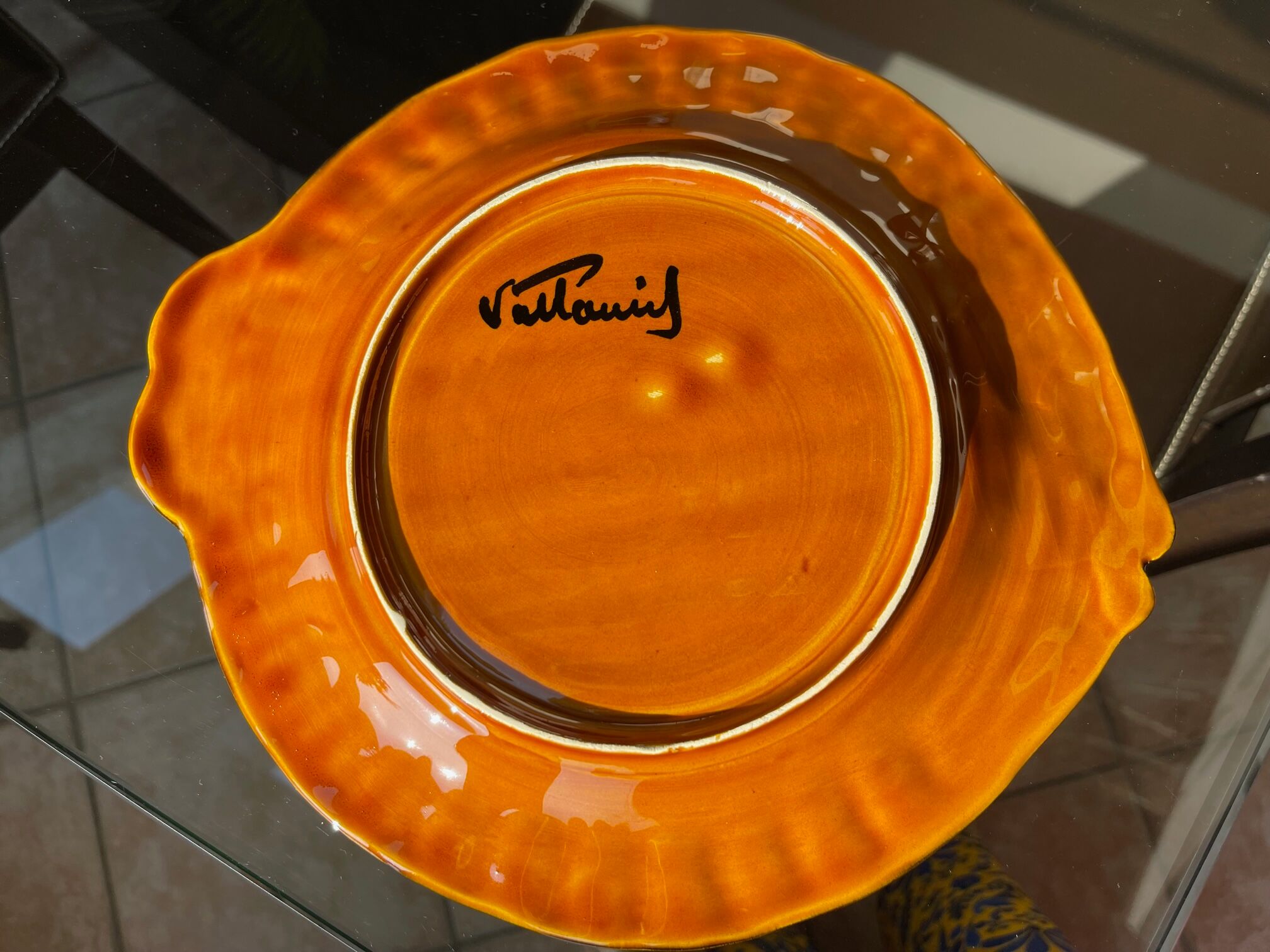 Plates and Dish Fish Vallauris