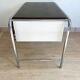 Modernist office 1970 chrome metal and skai