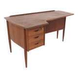 Scandinavian teak desk, Göran Strand, Lelångs Möbelfabrik, Sweden, 1950