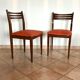 Suite de 6 chaises scandinaves années 70