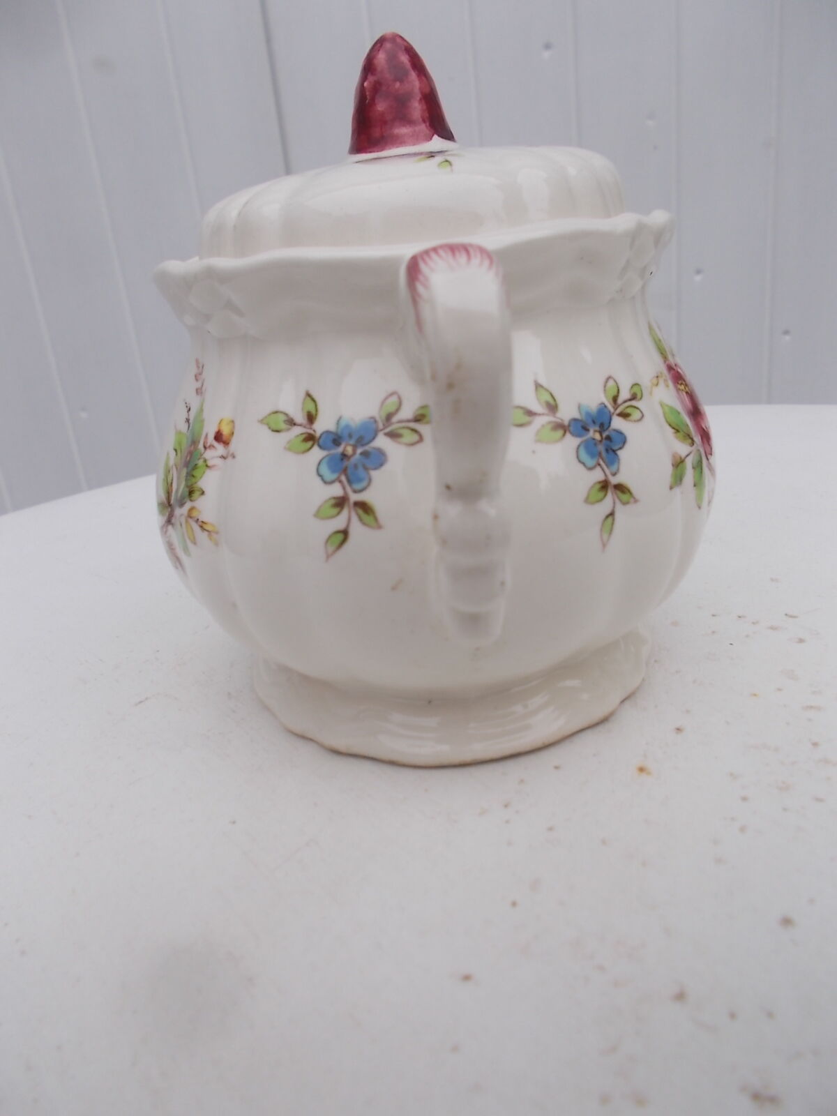 Sugar bowl Sarreguemines