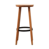 Wooden bar stool black