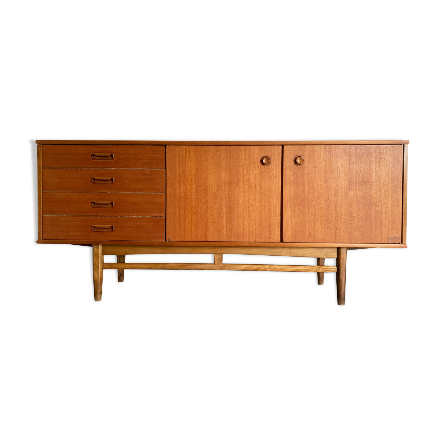 Vintage Scandinavian enfilade from the 60s in teak