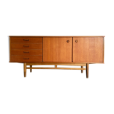 Vintage Scandinavian enfilade from the 60s in teak