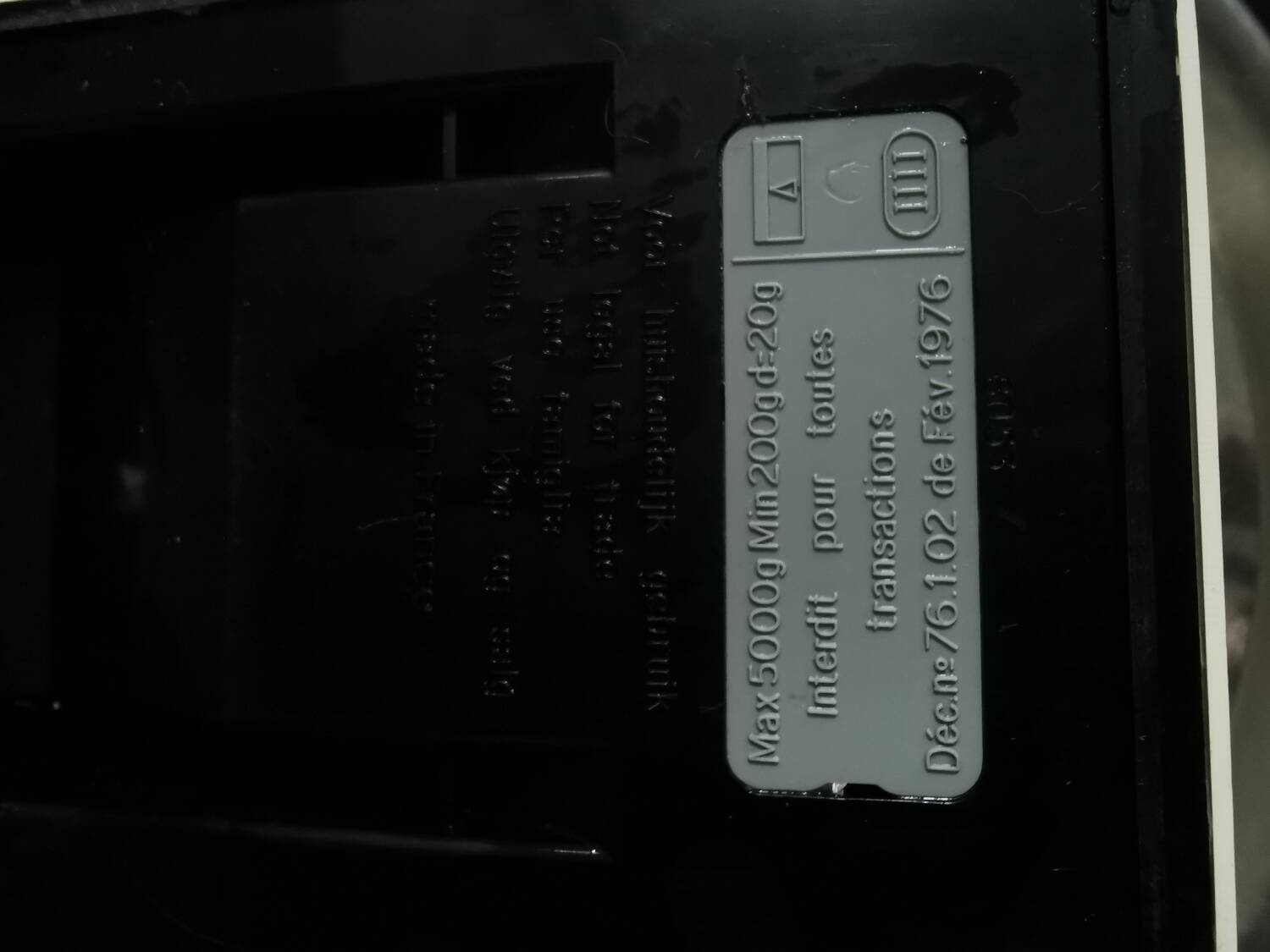 Vintage Terraillon scale