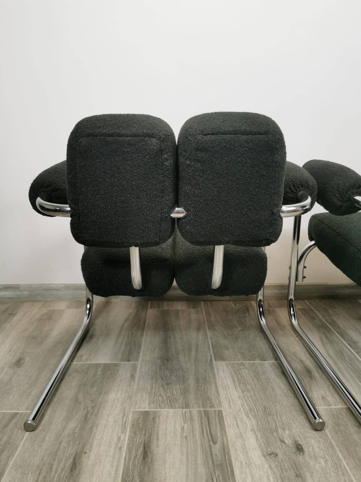 Mid-century restored armchairs