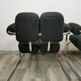 Mid-century restored armchairs