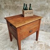 Antique work table side table or kitchen island
