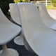 Chaises années 70 pied tulipe